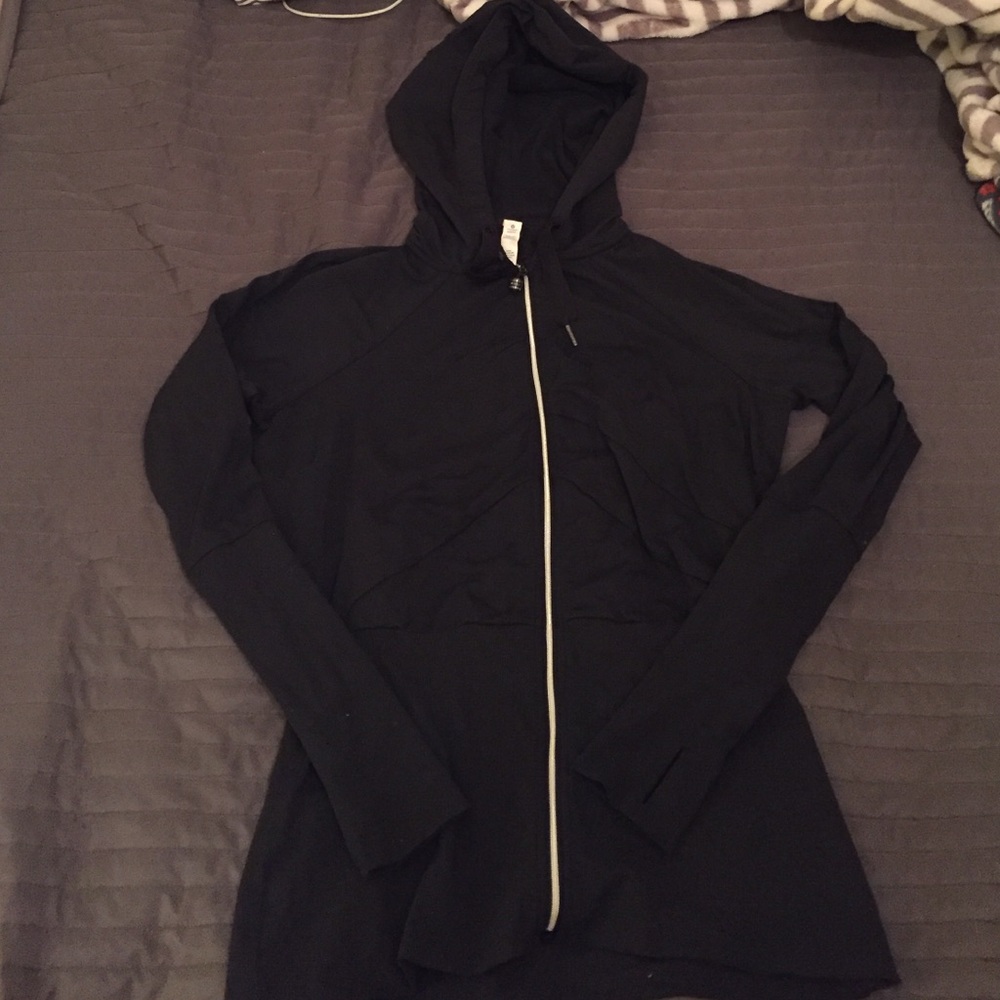 lululemon athletica Black Hooded Jacket